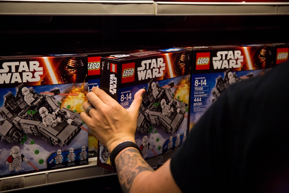 Star Wars toys are likely to be huge hit this Christmas at Toys R Us